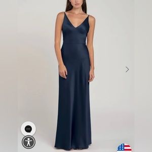 Jenny Yoo Marla Dress in Luxe Satin